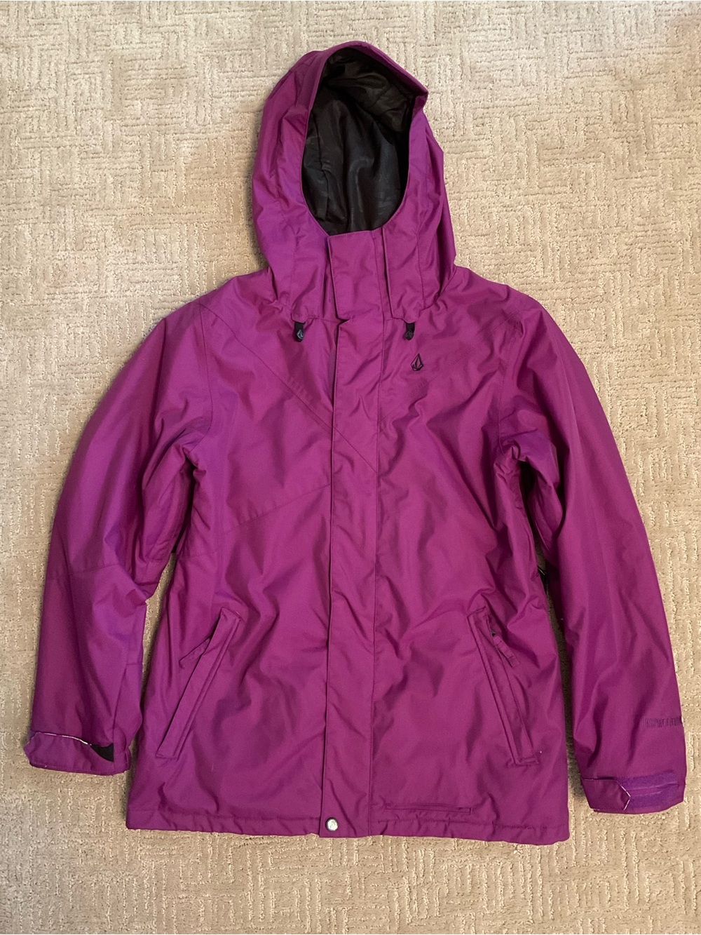 Volcom Women Ski Snowboard Winter Jacket Waterproof 15K Breathable 10K Purple M